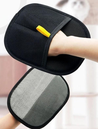 Pet Hair Remover Gloves for Dogs & Cats – Reusable Grooming Mitts for Fur, Lint & Dander