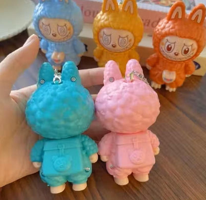 Labubu  Teddybear Keychain