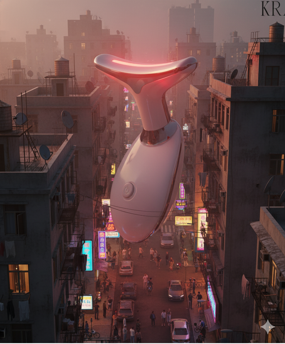 LED Face and Neck Therapy Massager